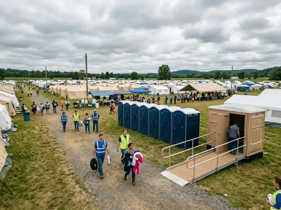disaster-relief-camp-restrooms-010 — frequently asked questions, Dumpster & Portable Bathrooms Rental in Harrison, MI